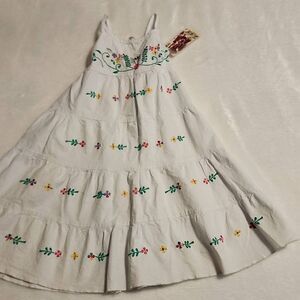 Eloy NWT Girls Embroidered Sundress Size 4 Small